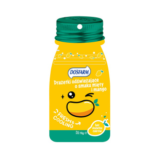 DOSFARM Drażetki odświeżające mięta + mango 16g