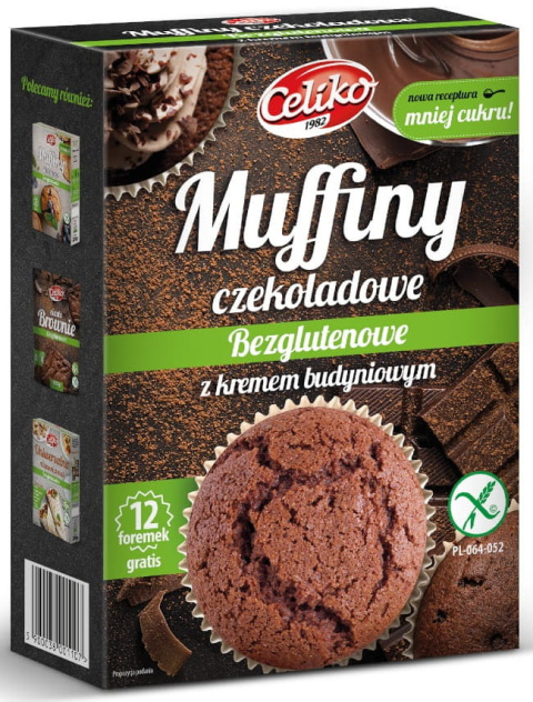 CELIKO Muffiny czekoladowe z kremem budyniowym 310g