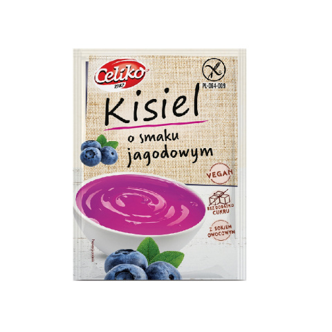 CELIKO Kisiel o smaku jagodowym 40g