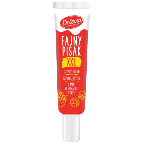 DELECTA Fajny Pisak XXLczerwony do dekoracji wypieków 30 g