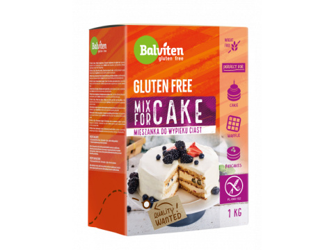 BALVITEN MIX FOR CAKE Mieszanka do wypieku ciasta 1kg bezglutenowa