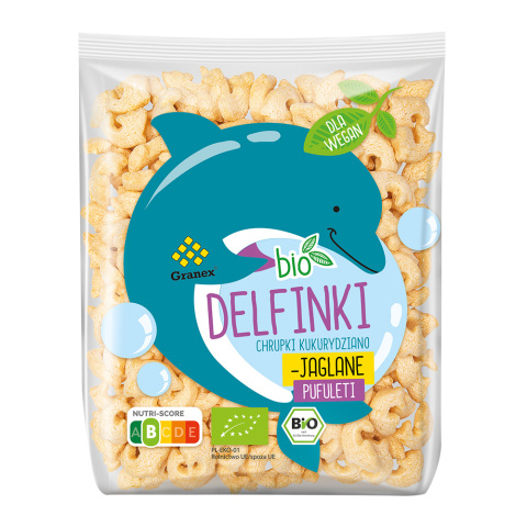 GRANEX Chrupki kukurydziano-jaglane Delfinki BIO 80 g