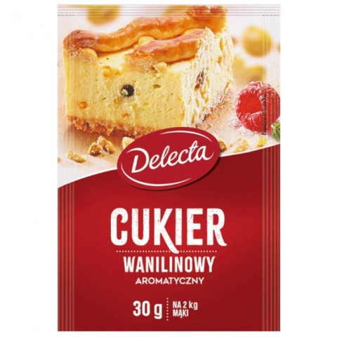 DELECTA CUKIER WANILINOWY DUŻA PORCJA 30G