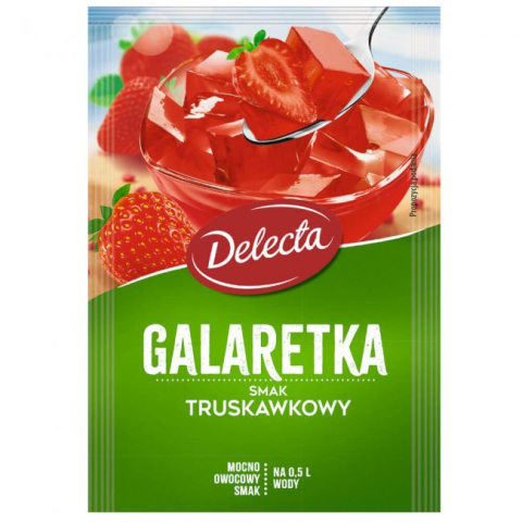 DELECTA GALARETKA SMAK TRUSKAWKOWY - 70G
