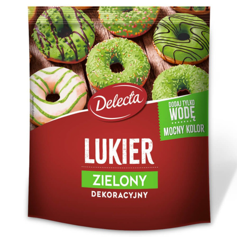 DELECTA LUKIER DEKORACYJNY ZIELONY- 80G