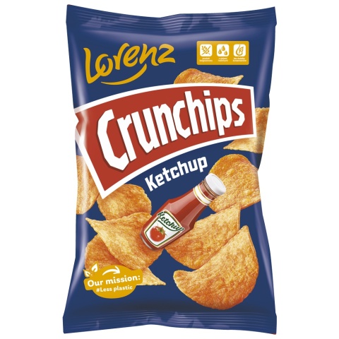 CRUNCHIPS Chipsy Ketchup 140g LORENZ