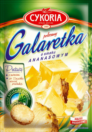 CYKORIA Galaretka o smaku ananasowym 75g
