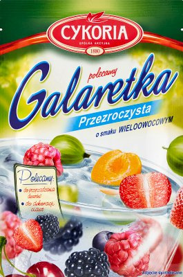 CYKORIA Galaretka przezroczysta o smaku wieloowocowym 75g