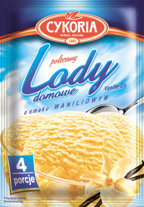 CYKORIA Lody domowe o smaku waniliowym 60g