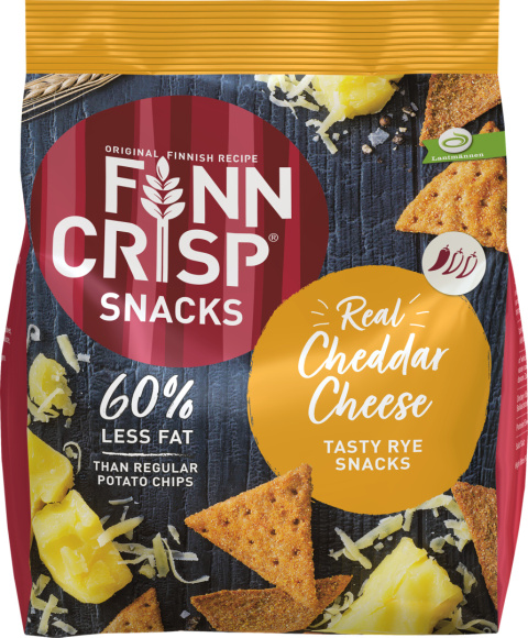 FINN CRISP Snacks Krakersy Serowe Cheddar 150g