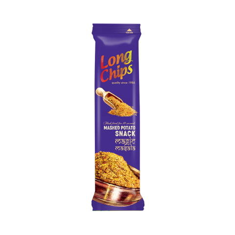 LONG CHIPS Chipsy ziemniaczane o smaku magic masala 75g