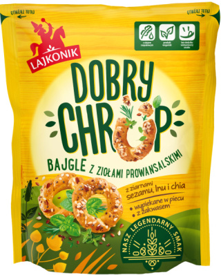 Lajkonik Dobry Chrup Bajgle z Ziołami Prowansalskimi 100g