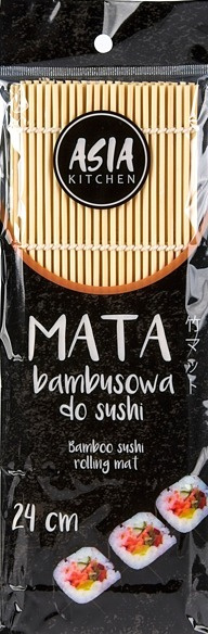 ASIA KITCHEN Mata bambusowa do sushi 24cm x 24cm