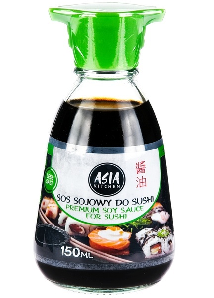 ASIA KITCHEN Sos sojowy Premium o obniżonej zawartości soli 150ml