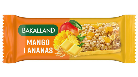 BAKALLAND baton musli Mango i Ananas 40g