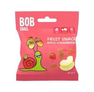 BOB SNAIL Żelki o smaku jabłko-truskawka 20g