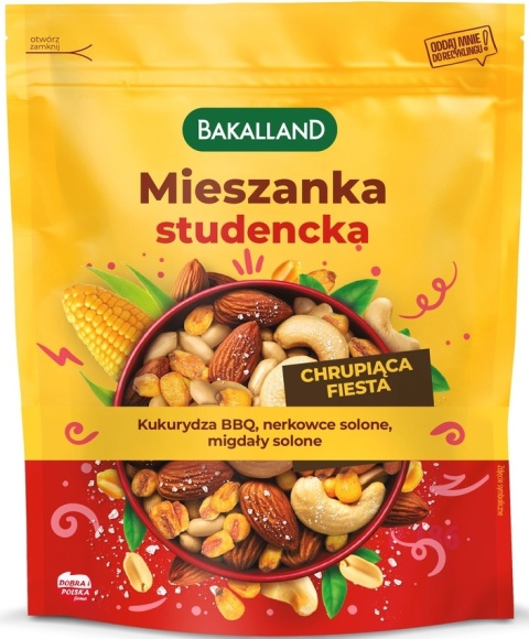 BAKALLAND Mieszanka studencka Chrupiąca Fiesta 120g