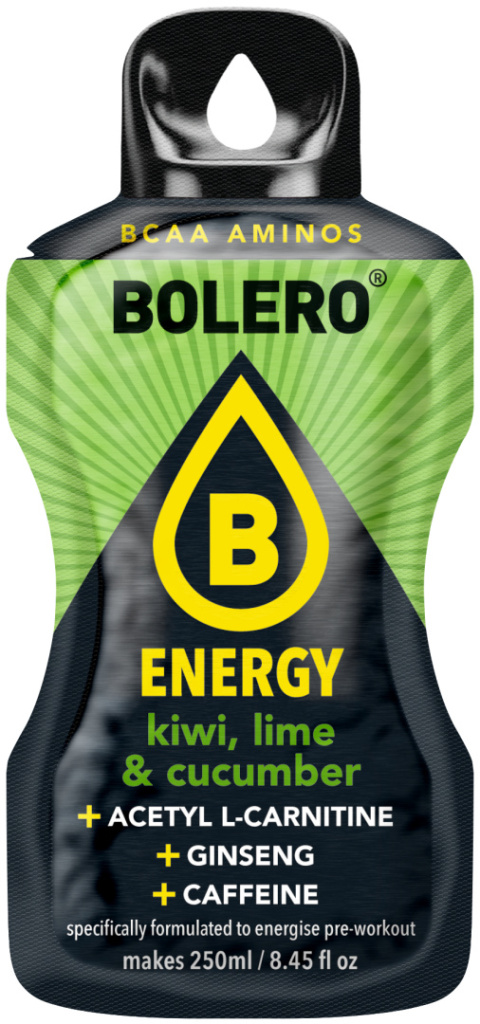 Bolero Drink Energy Kiwi, Lime&Cucumber 7g na 250ml