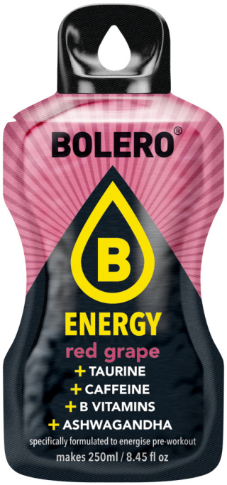 Bolero Drink Energy Red Grape 7g na 250ml