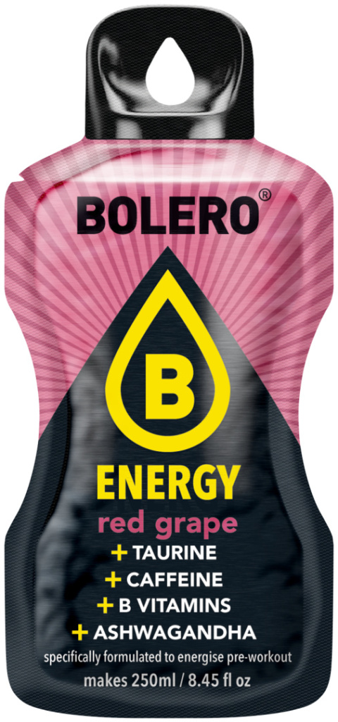 Bolero Drink Energy Red Grape 7g na 250ml