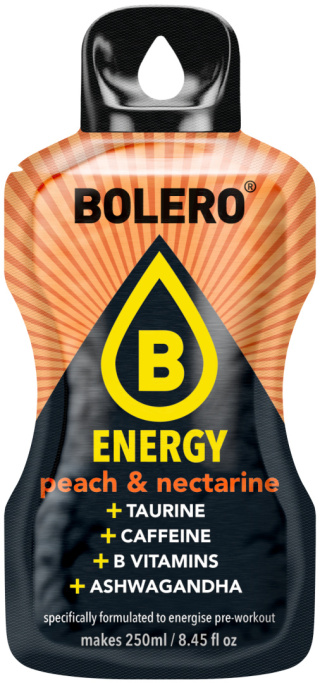 Bolero Drink Energy Peach&Nectarine 7g na 250ml
