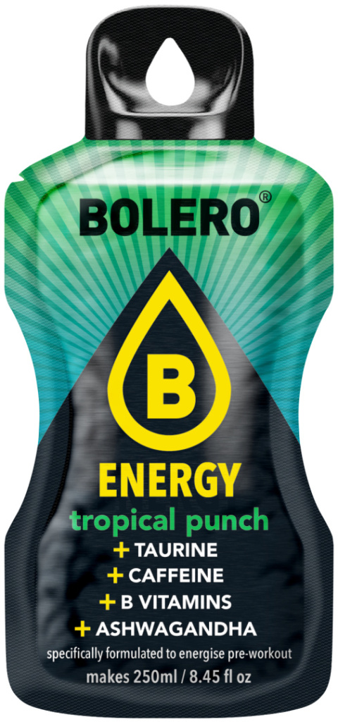 Bolero Drink Energy Tropical Punch 7g na 250ml