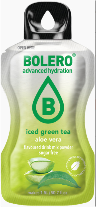 Bolero Drink Iced Green Tea Aloe Vera 8g na 1,5l