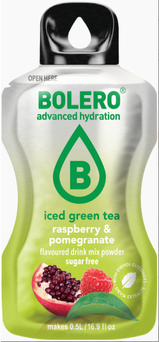 Bolero Drink Iced Green Tea Raspberry&Pomegranate 3g na 500ml