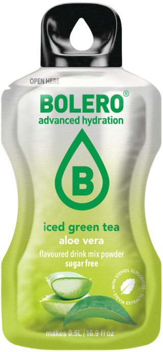 Bolero Drink Iced Green Tea Aloe Vera 3g na 500ml