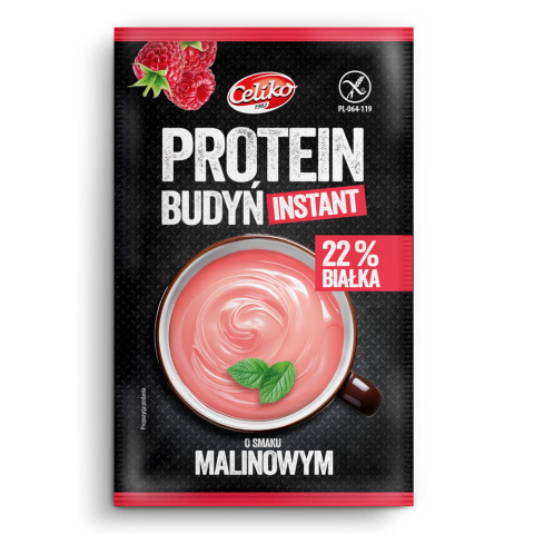CELIKO Budyń PROTEINowy instant o smaku malinowym 40g