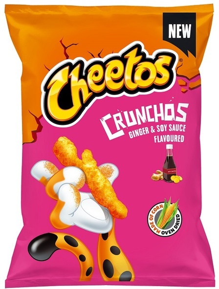 CHEETOS chrupki kukurydziane o smaku imbiru i sosu sojowego 80g