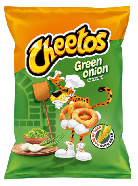 CHEETOS chrupki kukurydziane o smaku zielonej cebulki 130g