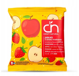 CRISPY NATURAL JABŁKO latem pachnące jabłko o smaku truskawek 18g