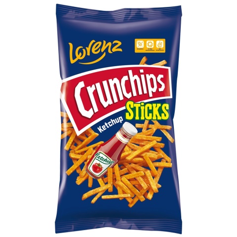 CRUNCHIPS Chipsy Sticks Ketchup 70g