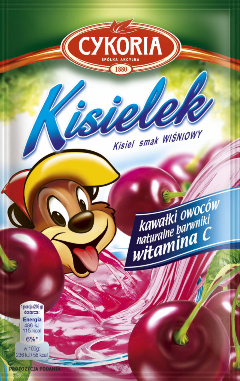 CYKORIA Kisielek Kisiel instant smak wiśniowy 30g