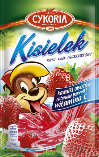 CYKORIA Kisielek Kisiel instant smak truskawkowy 30g