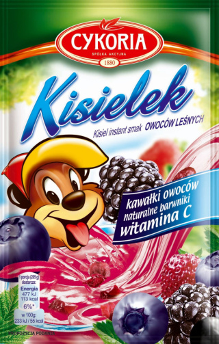 CYKORIA Kisielek Kisiel instant smak owoce leśne 30g