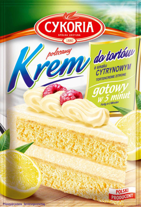 CYKORIA Krem o smaku cytrynowym 100g