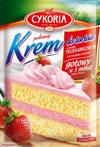 CYKORIA Krem o smaku truskawkowym 100g