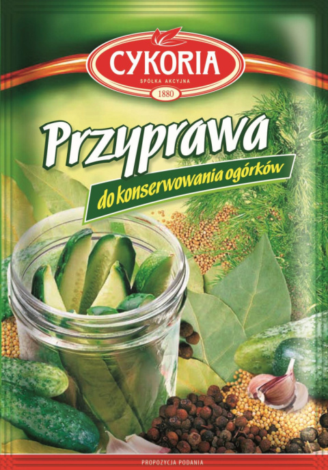 CYKORIA Przyprawa do konserwowania ogórków 45g