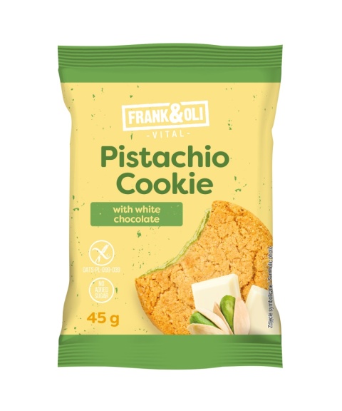 FRANK&OLI Pistachio Cookie With White Chocolate 45g