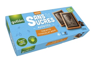Gullon Herbatniki z czekoladą bez dodatku cukru 150g
