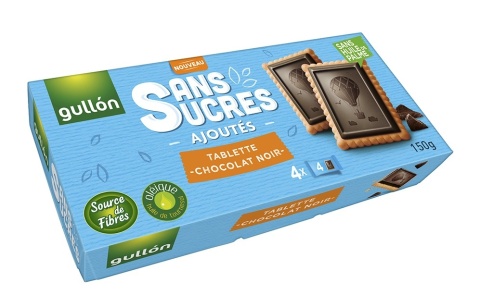 Gullon Herbatniki z czekoladą bez dodatku cukru 150g