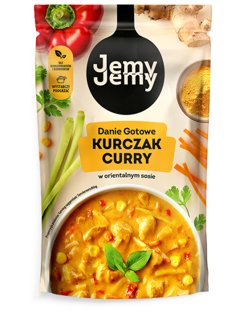 JEMY JEMY Kurczak w sosie curry 360g