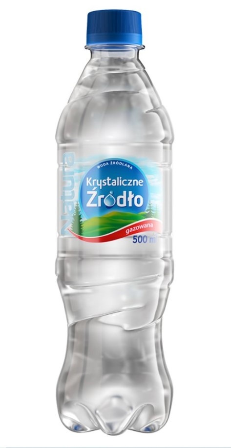 Krystaliczne Źródło Woda źródlana gazowana 500ml