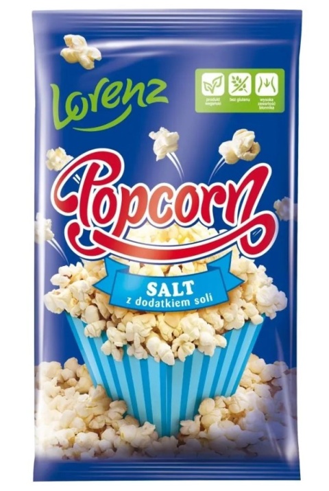 LORENZ Popcorn z dodatkiem soli 90g