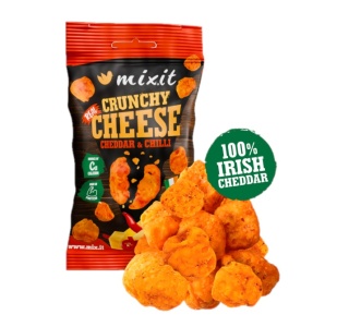 MIXIT Chrupiący ser do kieszeni - Cheddar irlandzki z chilli 20g