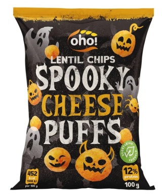 Oho Chipsy z czerwonej soczewicy o smaku serowym 100g