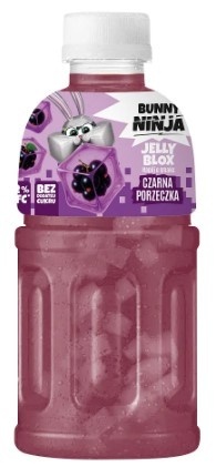 BUNNY NINJA JELLY JELLY Napój z sokiem z czarnej porzeczki NFC oraz galaretką kokosową 320ml