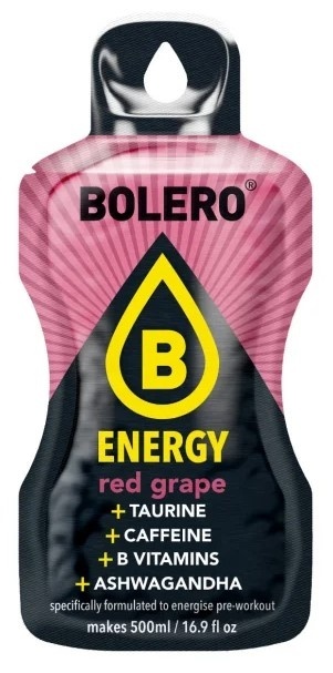 Bolero Drink Energy Red Grape 14g na 500ml